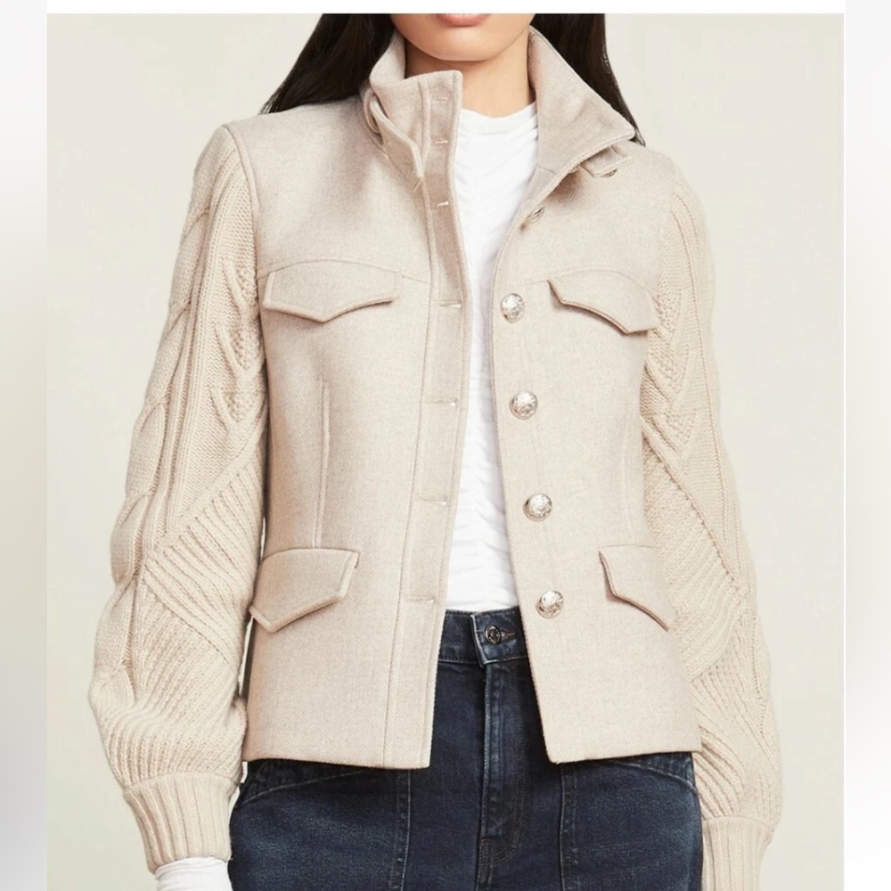 Veronica Beard Arshia Mixed Media Jacket NWOT